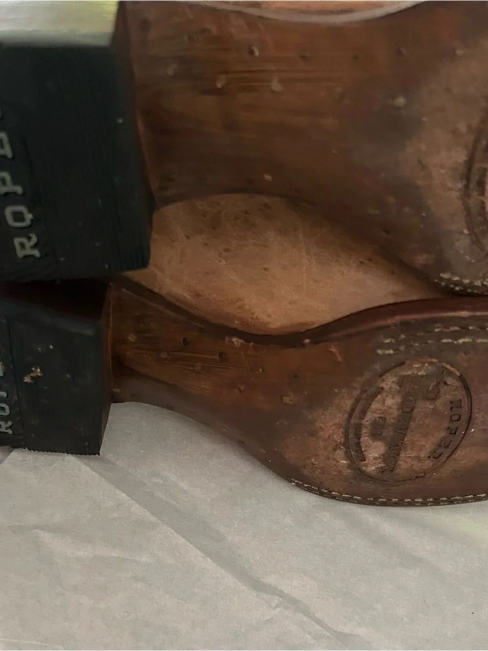 Like NEW Roper Men's Pierce Sidewinder Concealed Carry System Western BootS